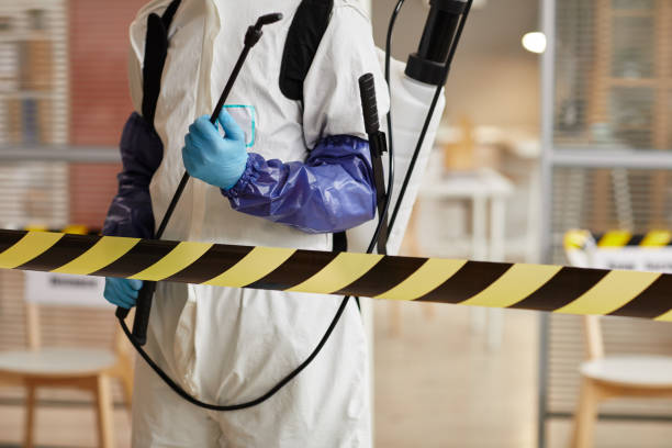 Professional Infectious Disease Decontamination technician working in West Hills, CA